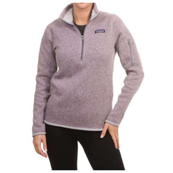 Patagonia Sweaters - Patagonia Better Sweater 1/4 Zip - Milkweed Mauve